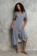 Lorie Maxi Dress in Blue