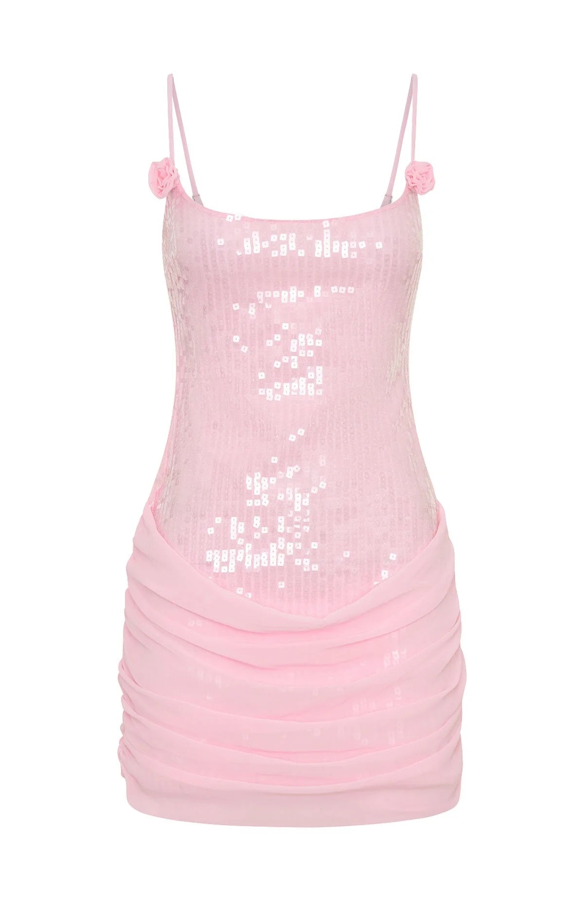 Studio Starlet Sequin Mini Dress Baby Pink